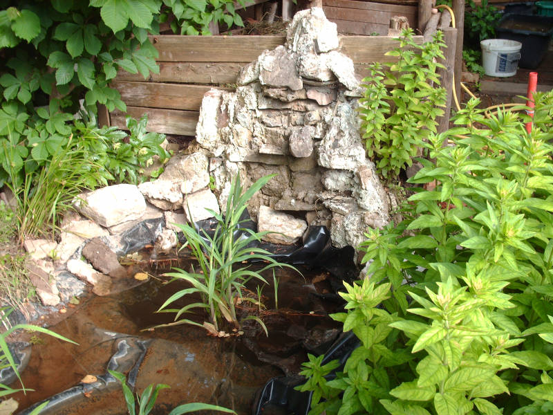 Wasserfall für Gartenteich