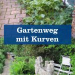 Gartenweg mit Kurven